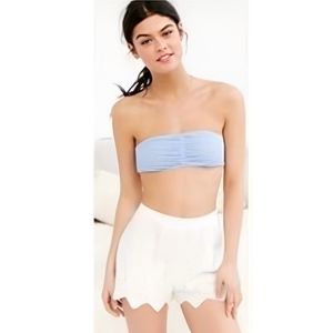 Kimchi Blue Urban Outfitters Light Blue Strapless Lace Bralette Bandeau NWOT